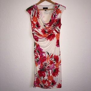 RONNI NICOLE off-white/floral dress